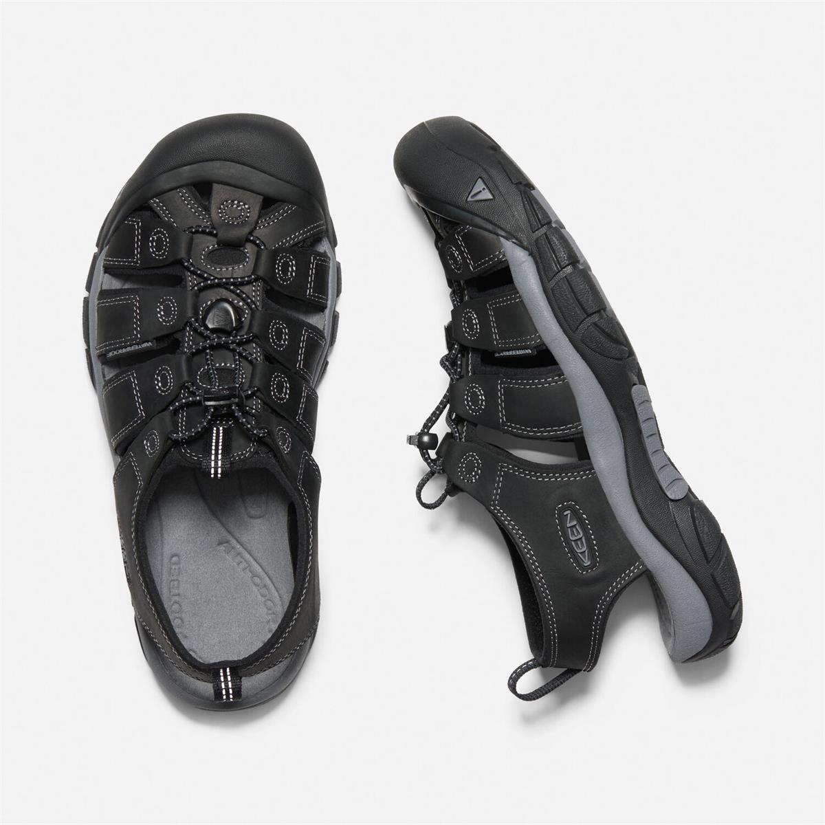 Keen Newport Sandale Herren black/steel grey