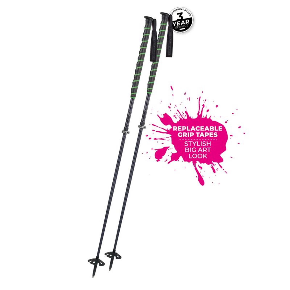 Komperdell Big Art Titanal Vario blk/green Kinder
