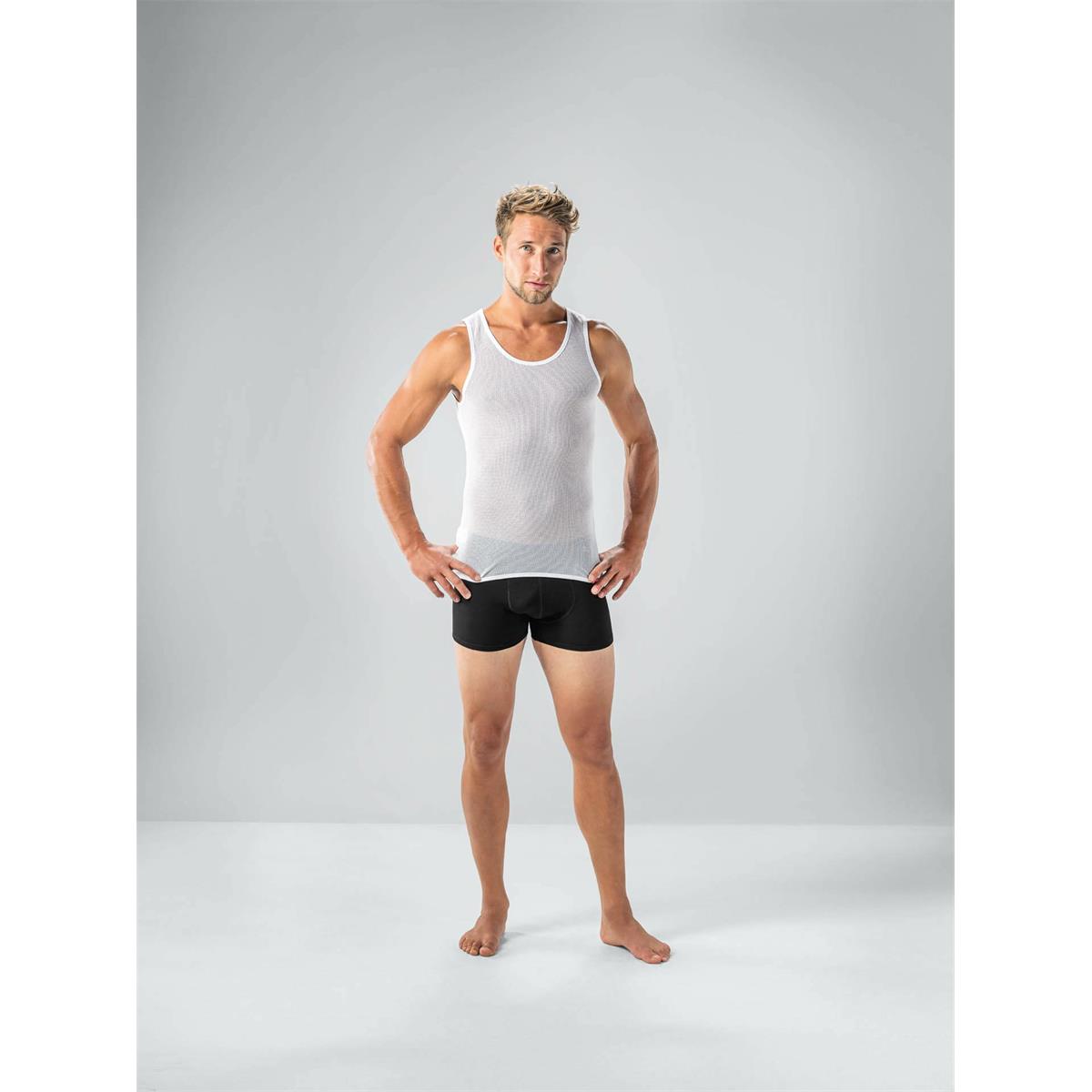 Löffler Singlet Transtex Light white Herren