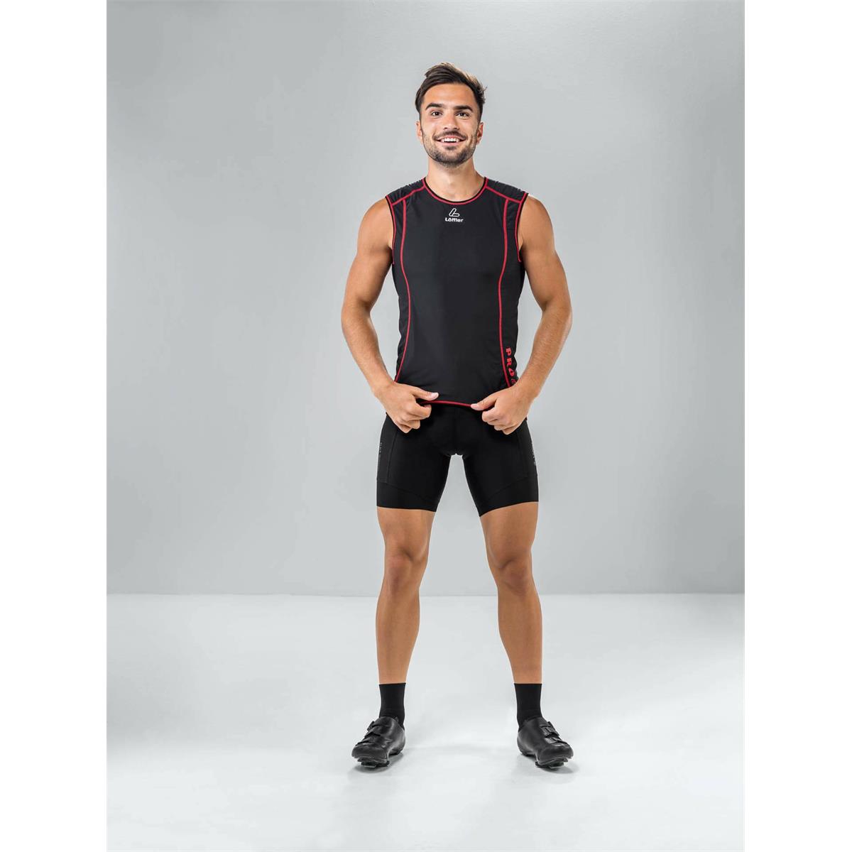 Löffler Cycling Shorts Light Hotbond black Herren