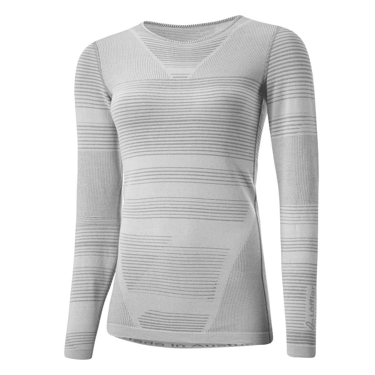 Löffler W Shirt L/S Transtex Retr`x grey melange