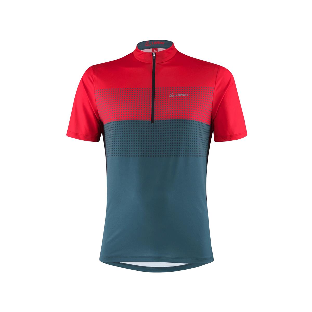 Löffler Herren Bike Shirt HZ Sparta Red