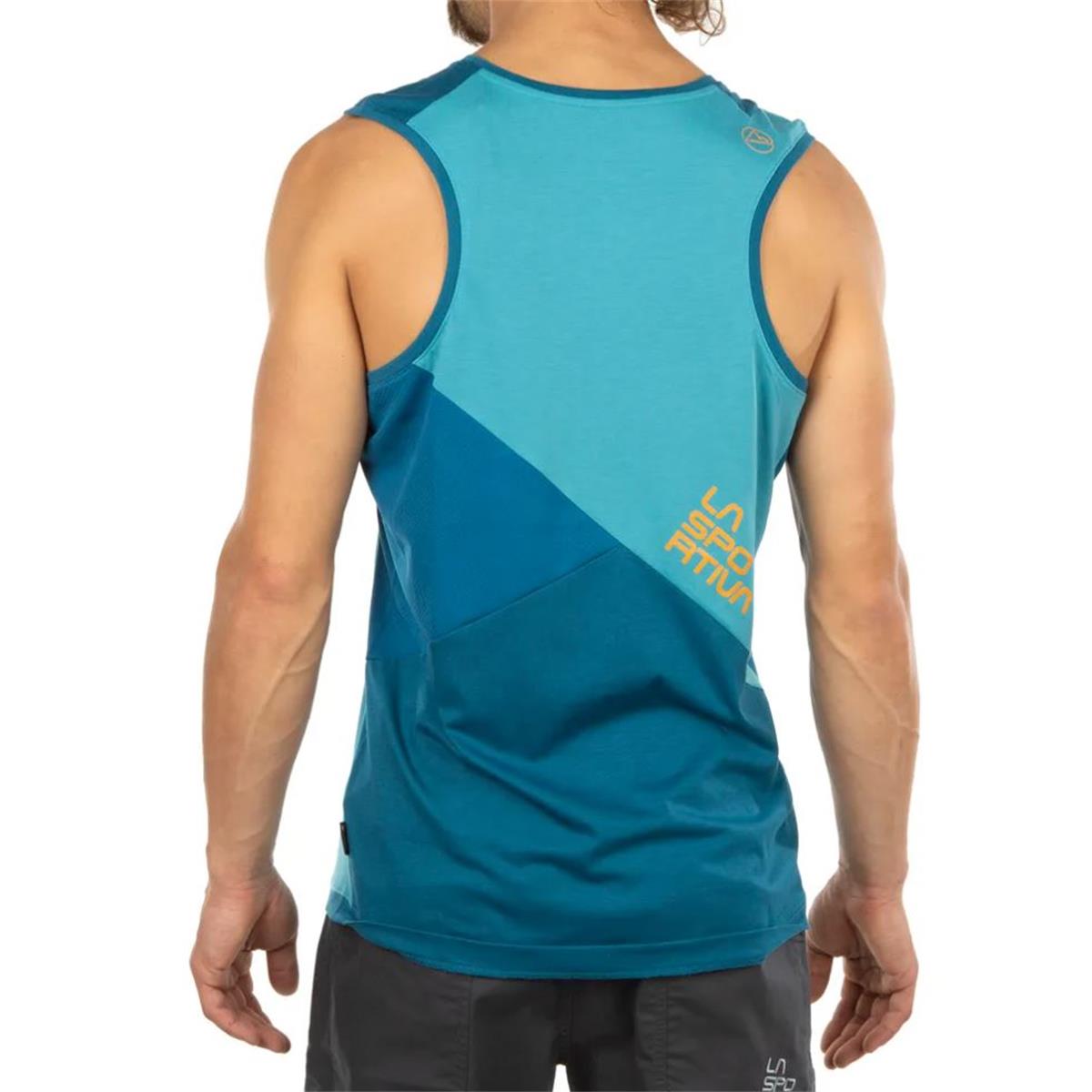 La Sportiva Crimp Tank topaz space blue Herren Kletter Top