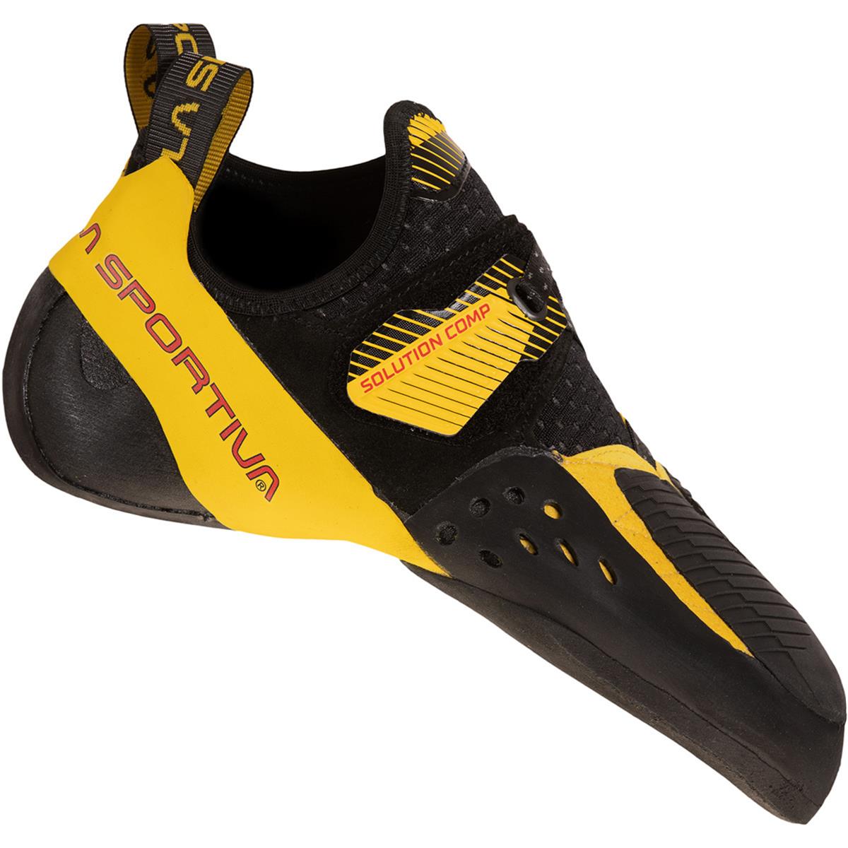 La Sportiva Solution Comp black yellow