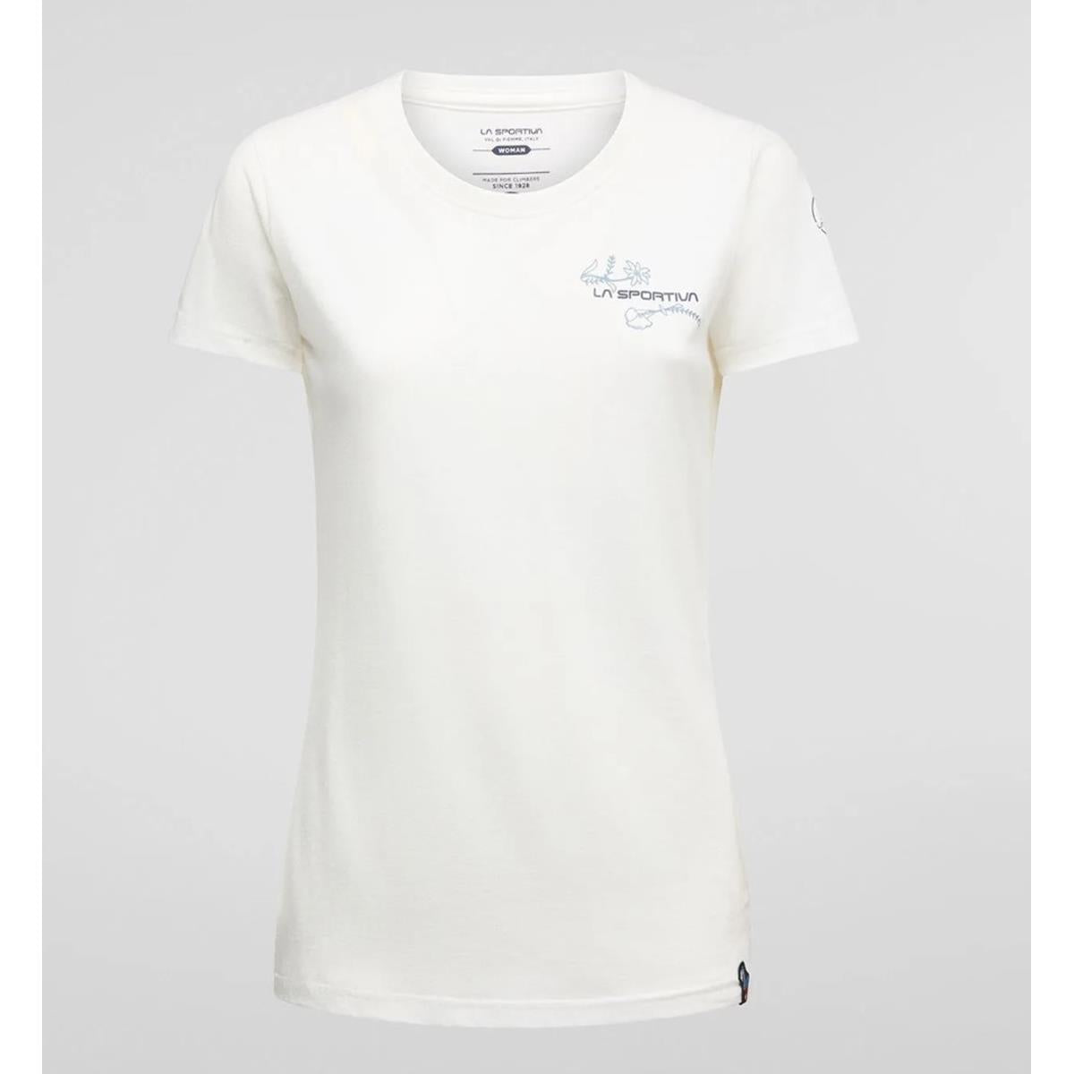 La Sportiva Climb Flower T-Shirt Damen chalk/limestone