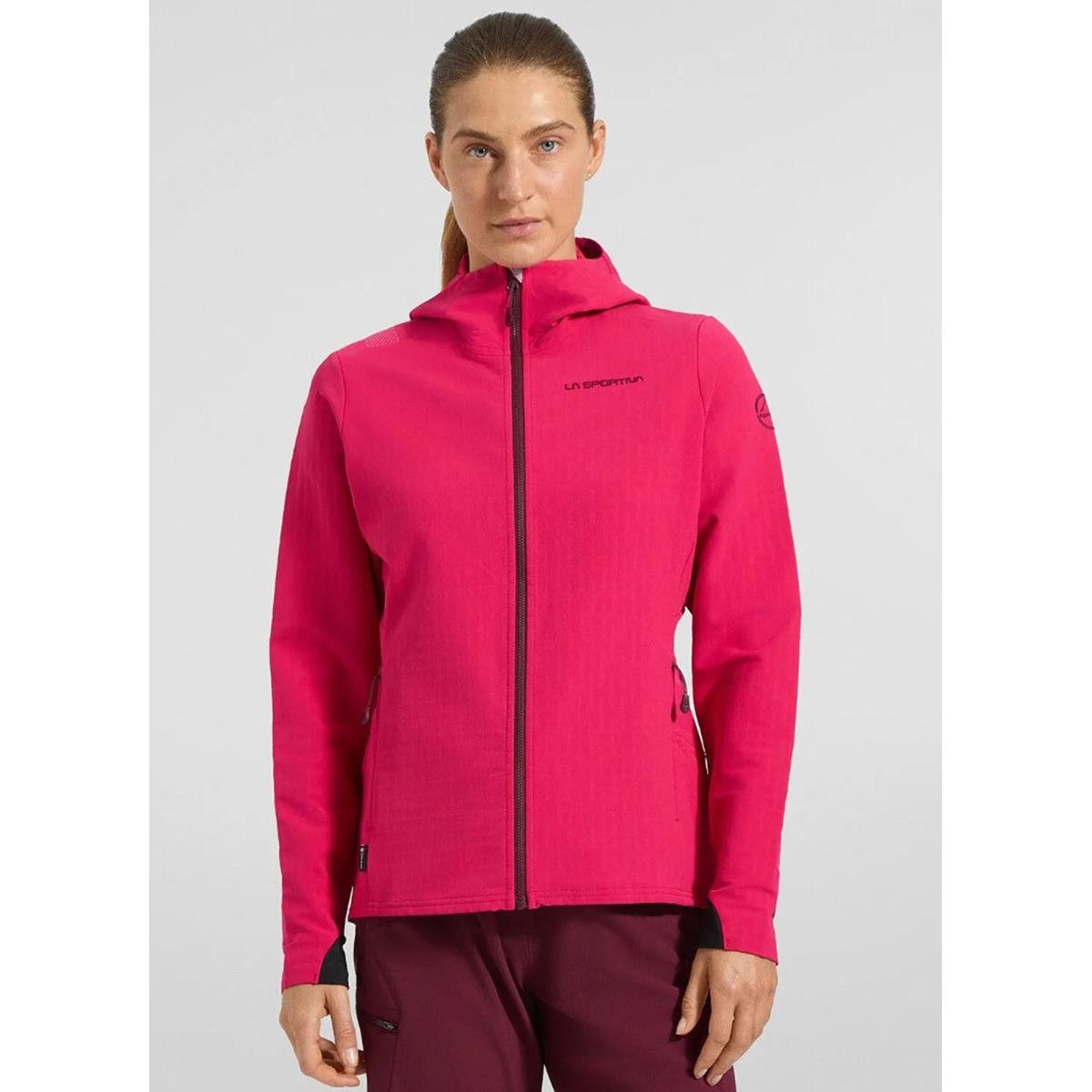 La Sportiva Descender Storm Jkt Damen azalea/redwood