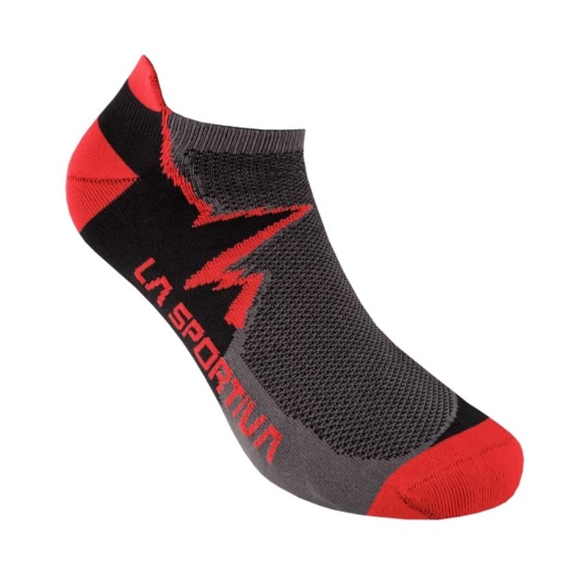 La Sportiva Climbing Socks Carbon/ Mountain Red