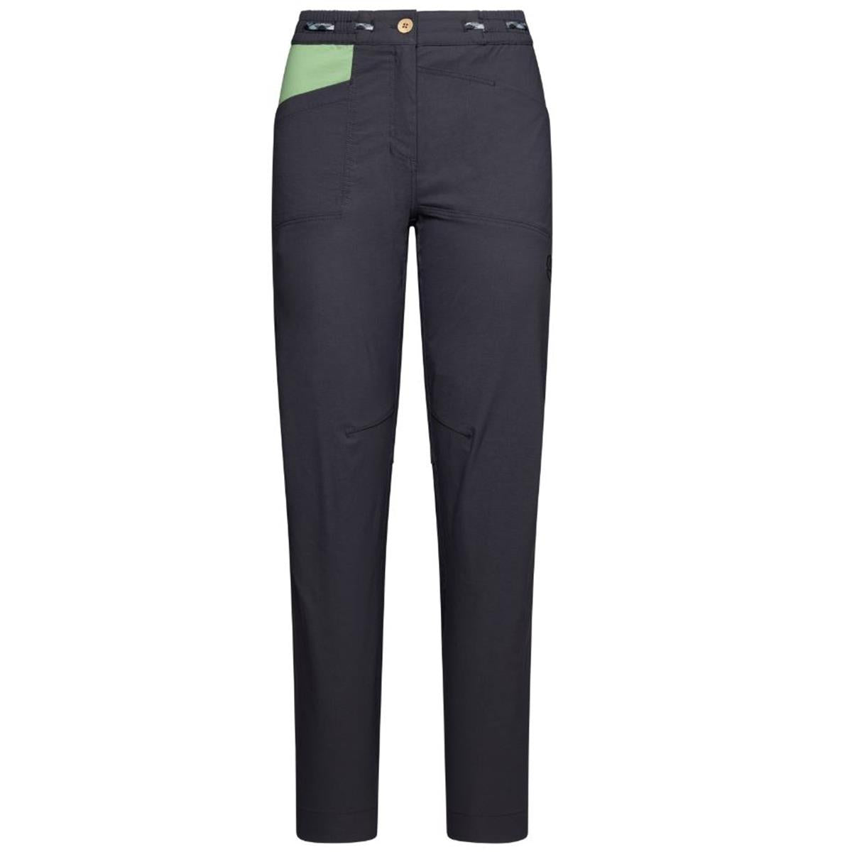La Sportiva Mantra Pant W onyx aspen green Damen Kletterhose