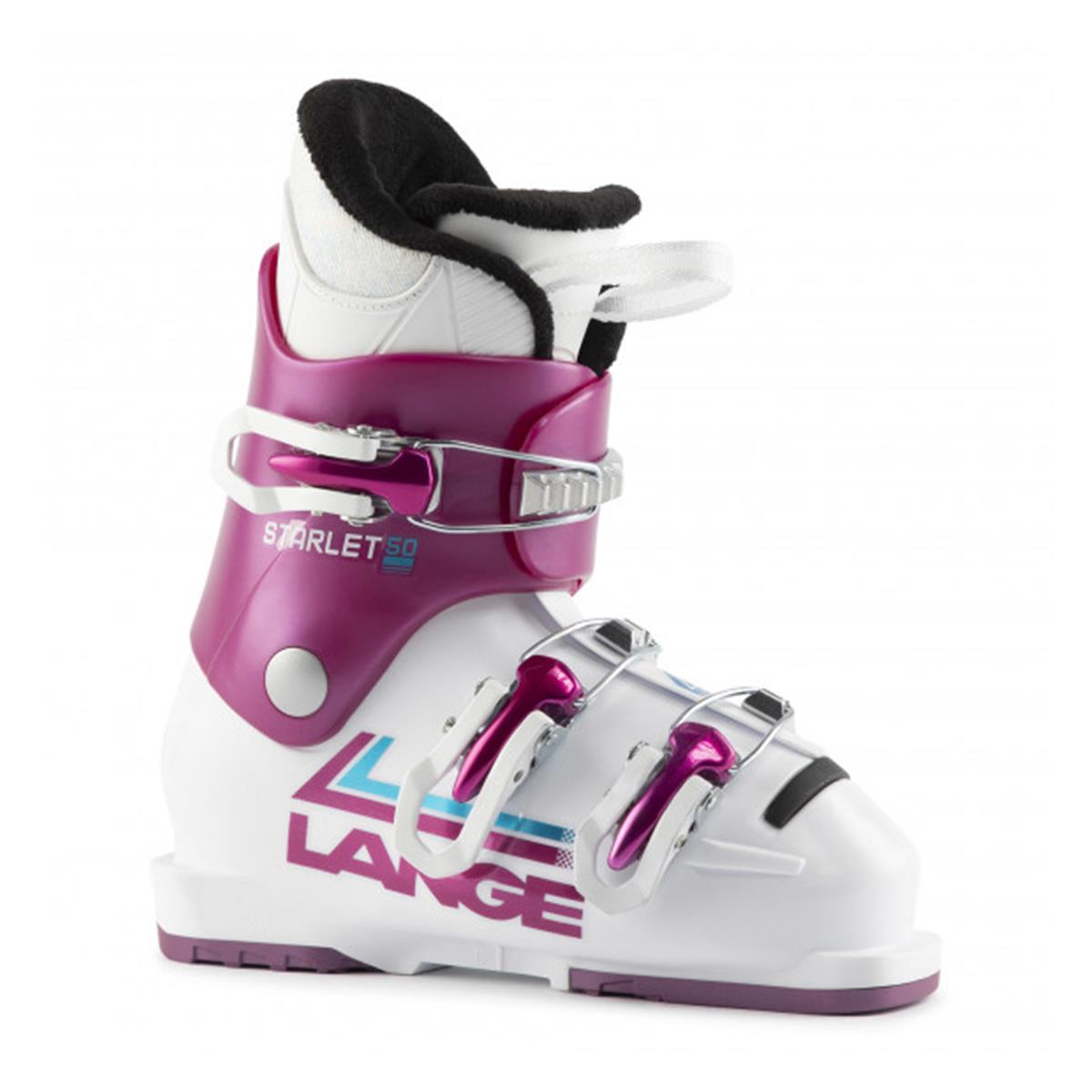 Lange Kinder Alpinschuh Starlet 50 White/ Starpink