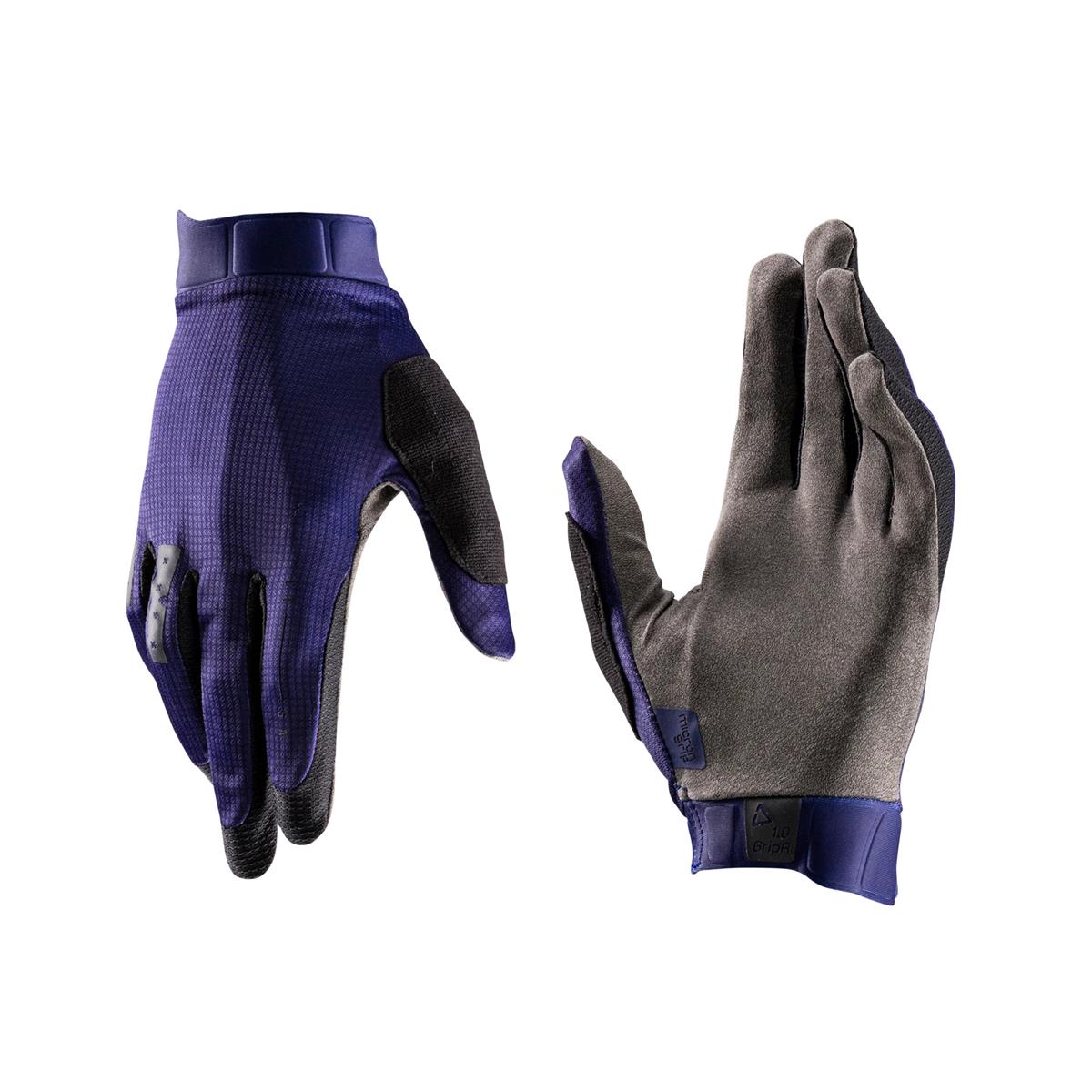 LEATT Gloves MTB 1.0 GripR - galaxy blue
