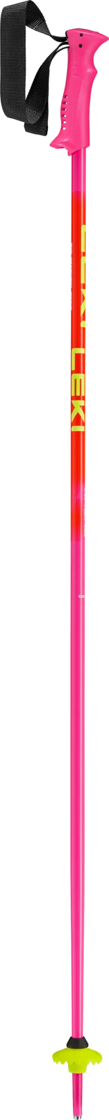 LEKI Racing Kids - neonpink-neonorange-neonyellow