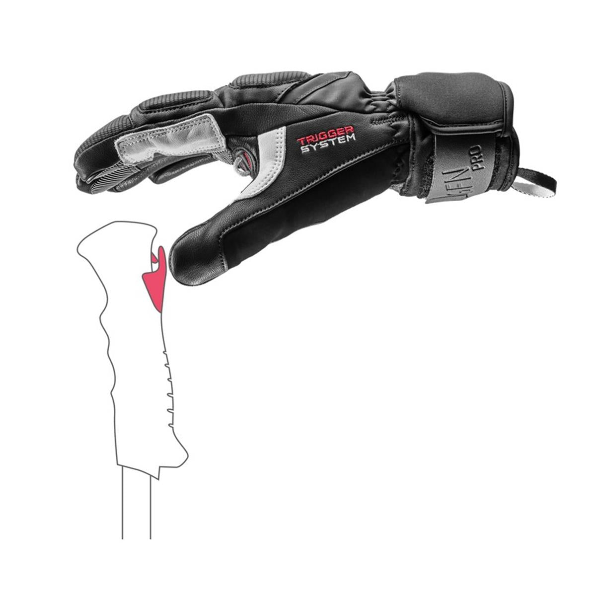 Leki Griffin Pro 3D black-white