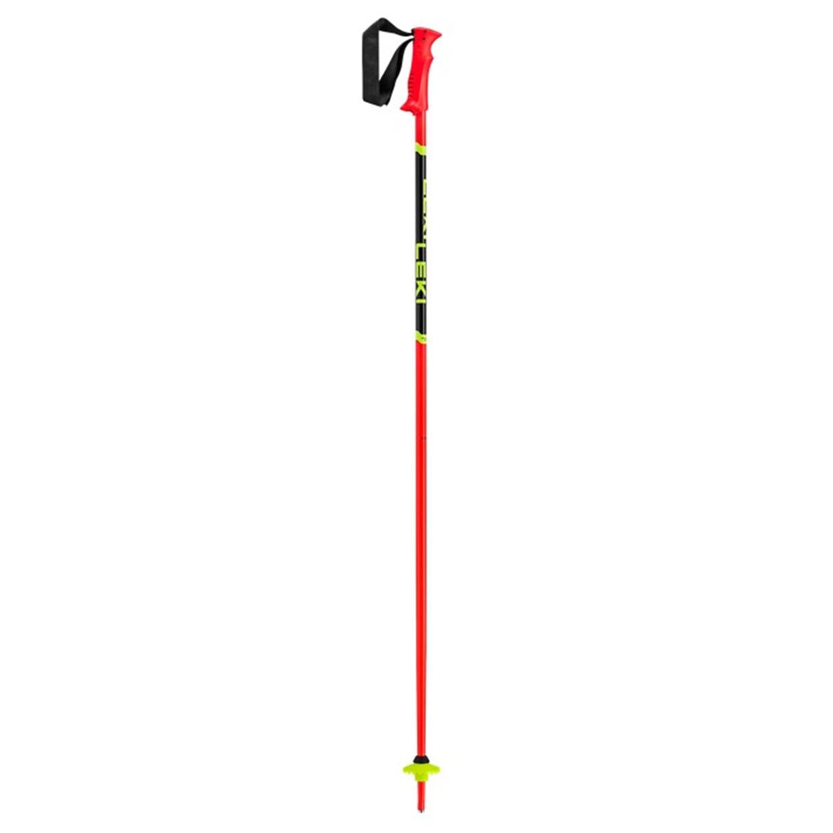 Leki Racing Kids bright red-black-neonyellow