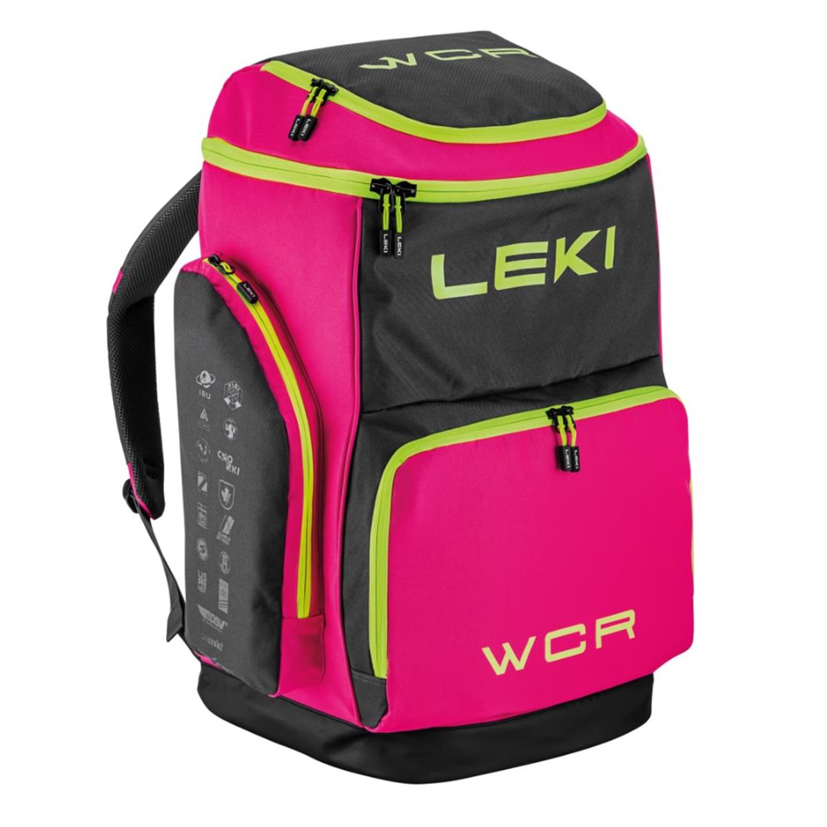 Leki Skiboot Bag WCR / 85L - neonpink/black/neonyellow