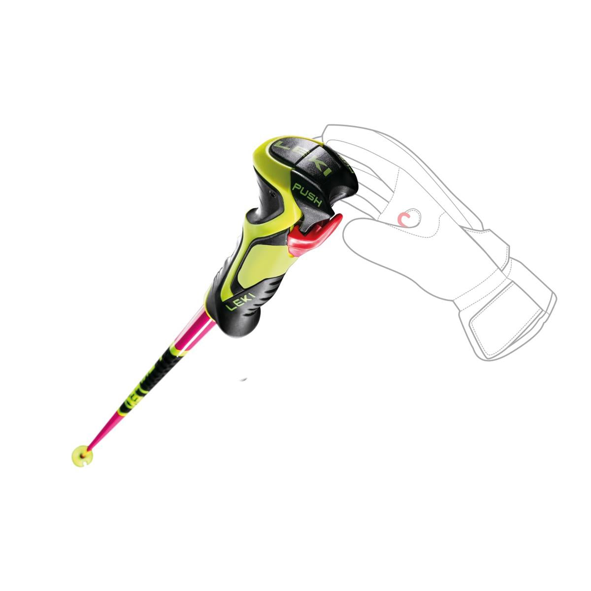 Leki WCR Lite SL 3D - neonpink/black/neonyellow