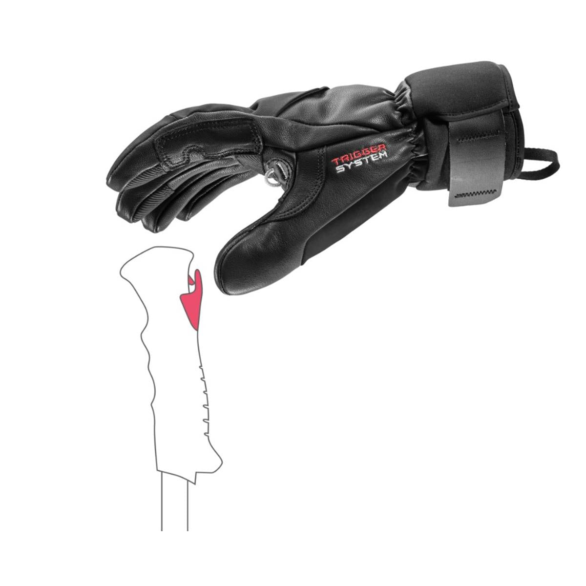 Leki Hevon 3D - black