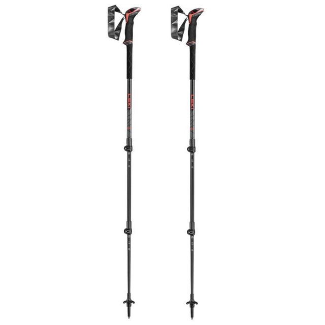 Leki Makalu bright red black dark anthracite