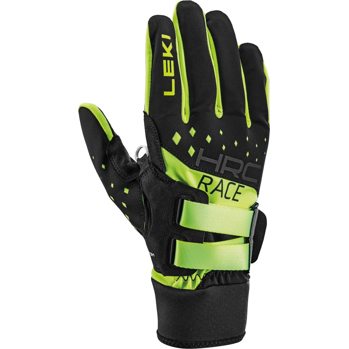 Leki HRC RACE SHARK black-neonyellow