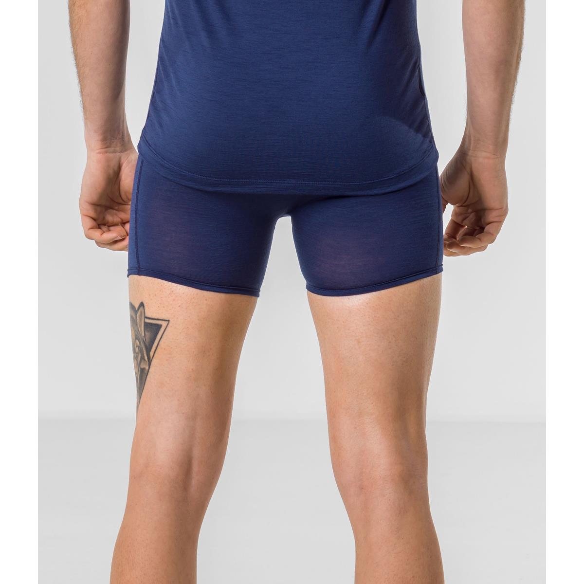 Löffler Herren Boxershorts Merino Light Dunkelblau