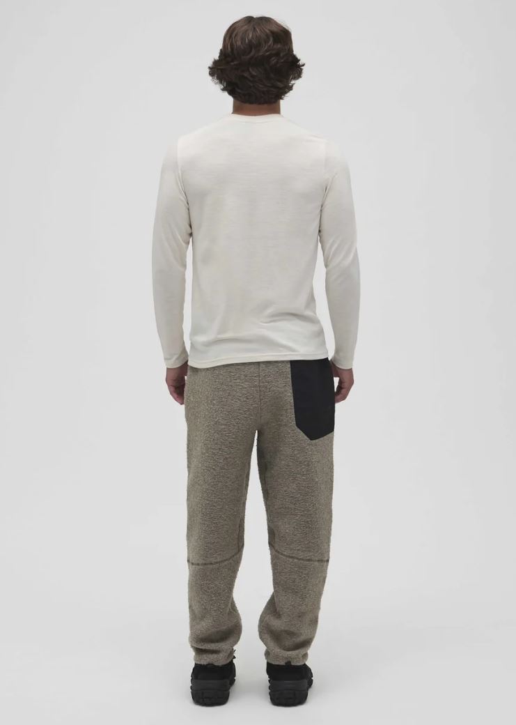 M LS Merino Crew off white