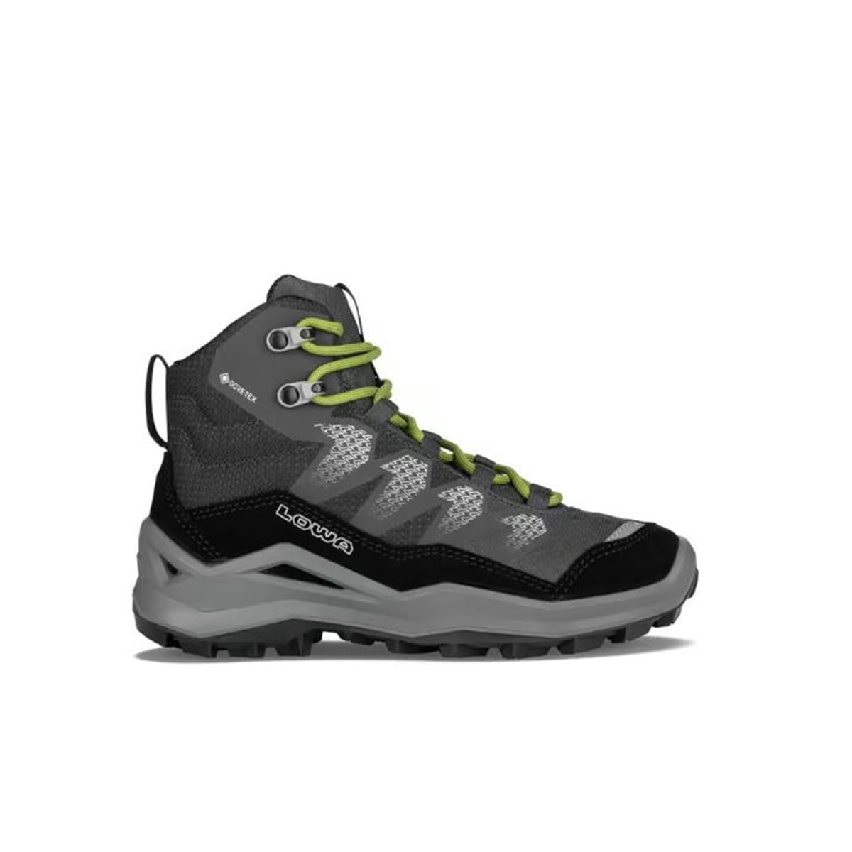 Lowa Maddox Pro GTX Mid Junior schwarz limone