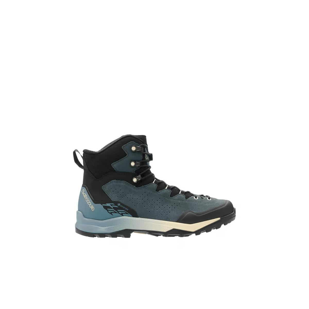 Lowa Herren Trekkingschuhe Explorer GTX Mid Schieferblau/ Schwarz