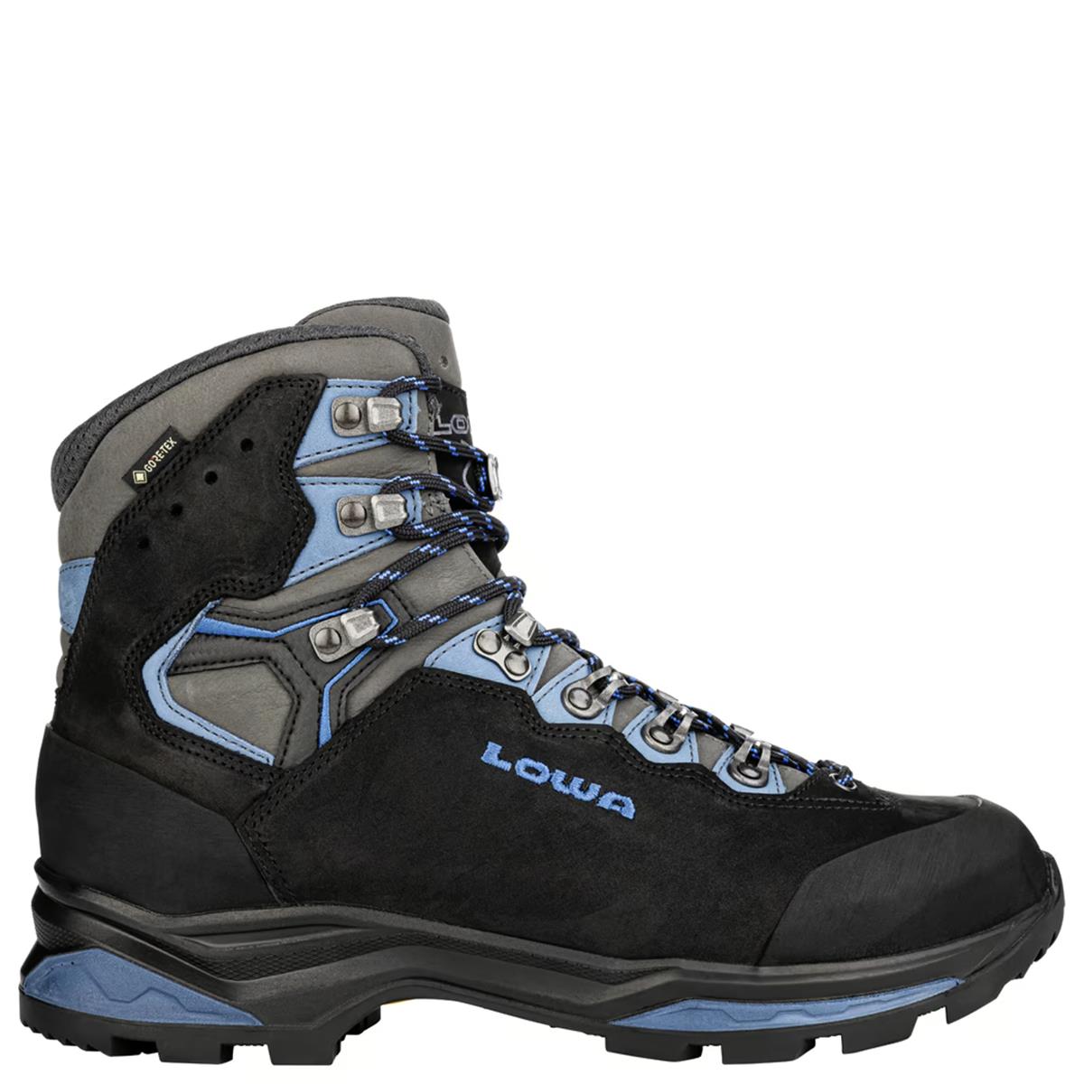 Lowa Herren Bergschuhe Camino Evo GTX Schwarz / Blau