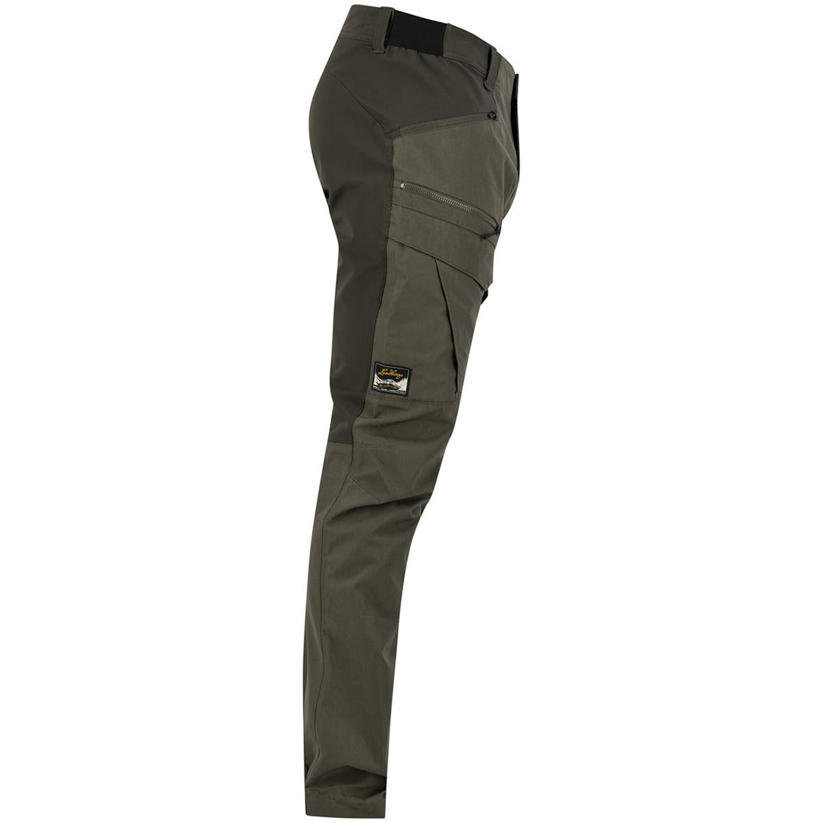 Lundhags Fulu Cargo Stretch Hybrid Hiking Pants Men forest green