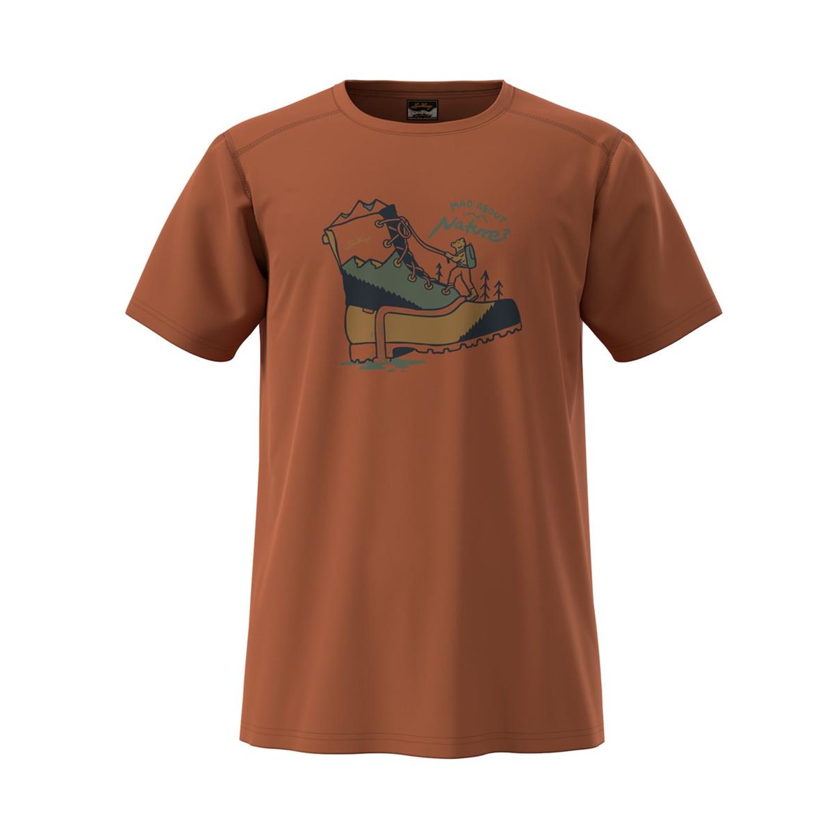 Lundhags Fulu Merino Wool Climbing T-shirt Men brick