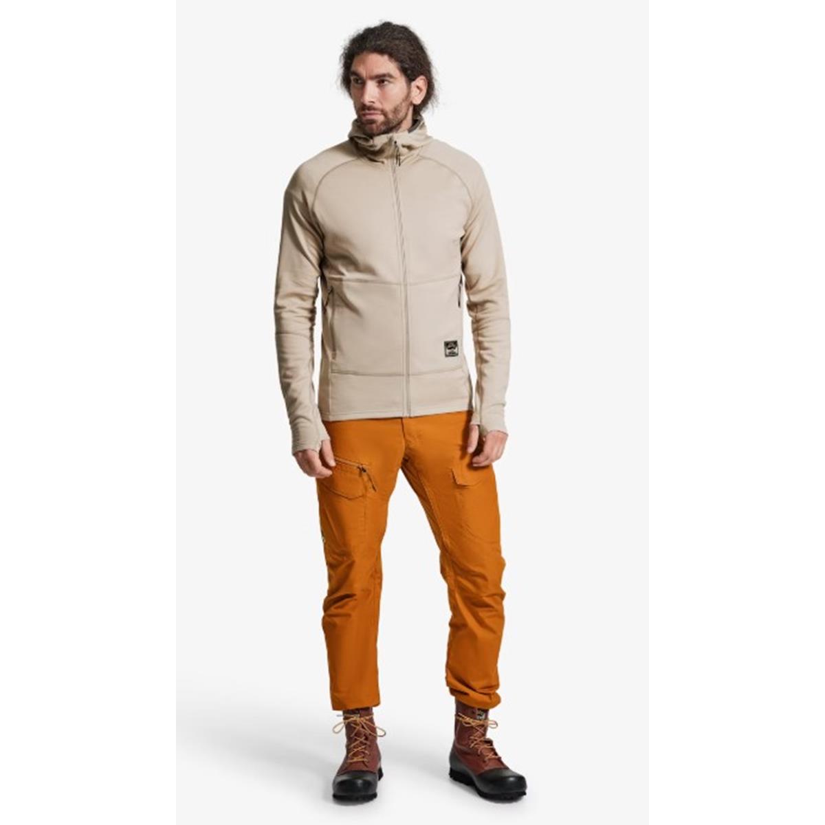 Lundhags Fulu Cargo Stretch Hybrid Hiking Pants Men almond
