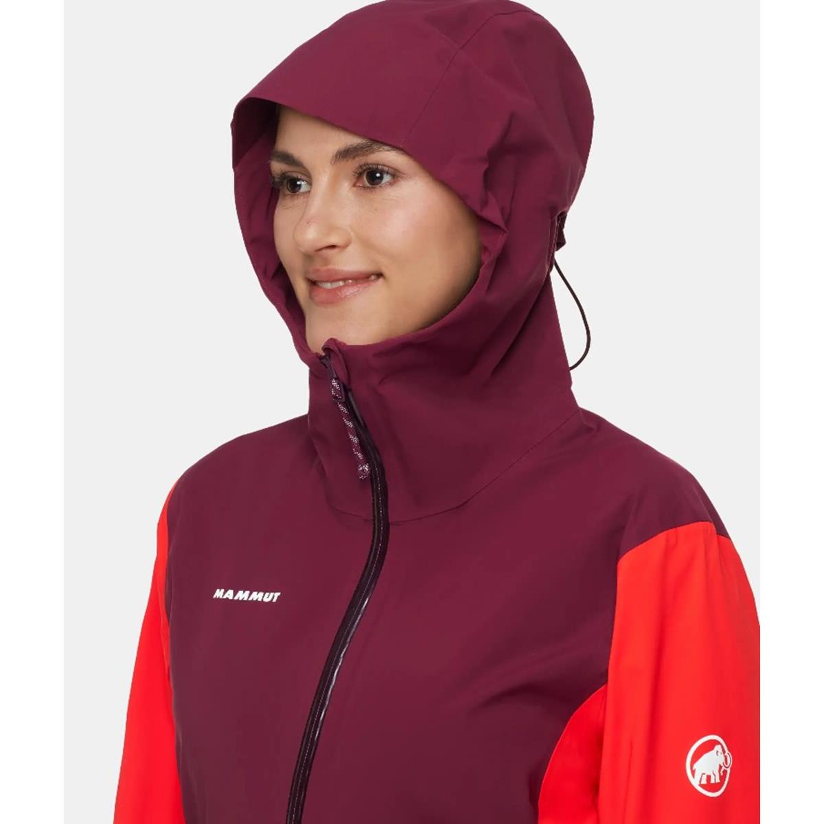 MAMMUT Linard Guide HS Hooded Jacket Women red-vin Damen