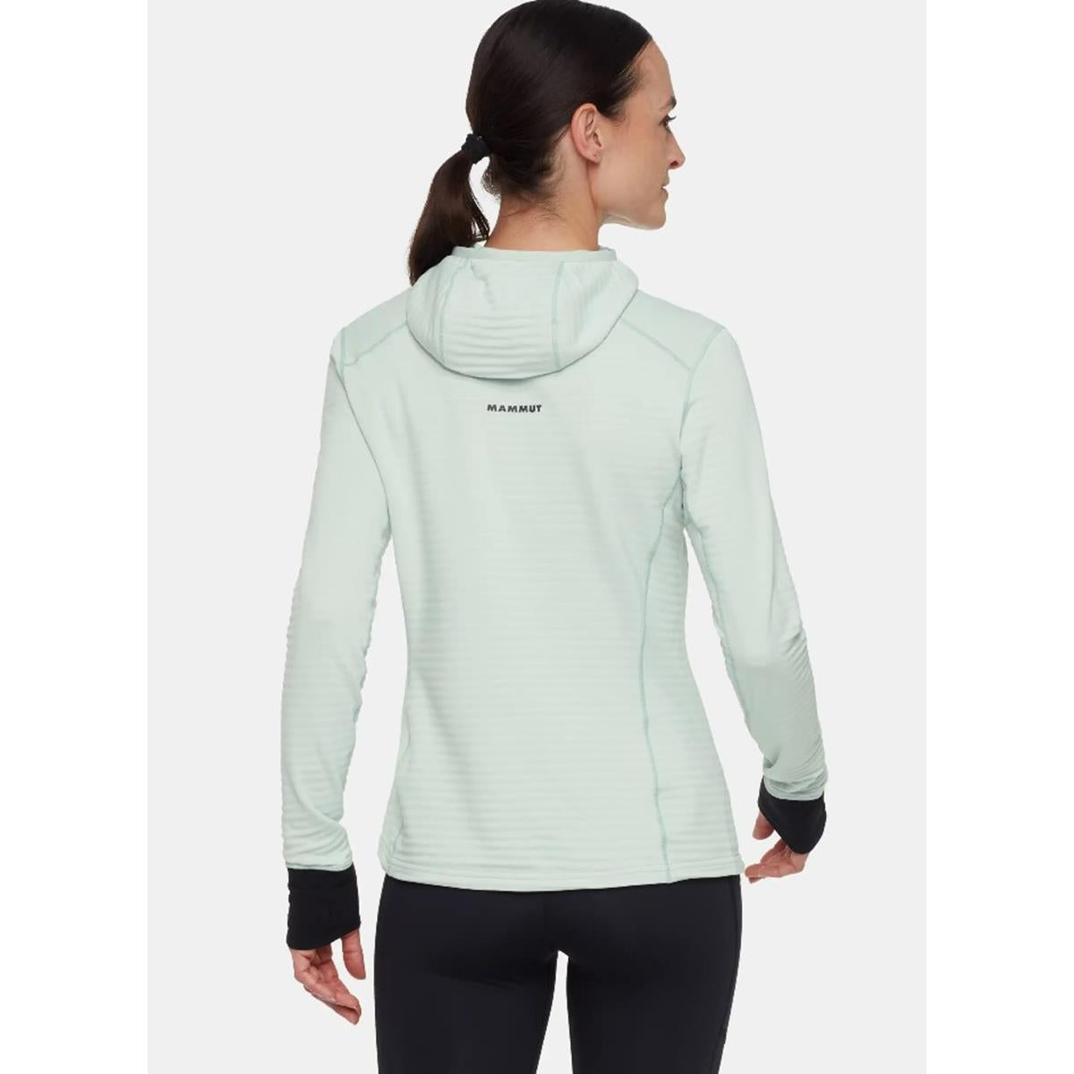 MAMMUT Taiss Light ML Hooded Jacket Women silver sage Damen