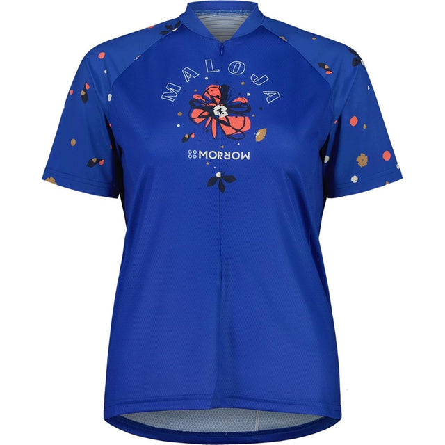 Maloja Tenno Allountain 1/2 Cycle Jersey bright cobalt Damen Radtrikot