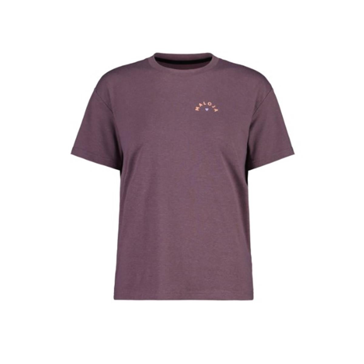 Maloja Freihut Cycle Tee stormy lilac Damen Radshirt