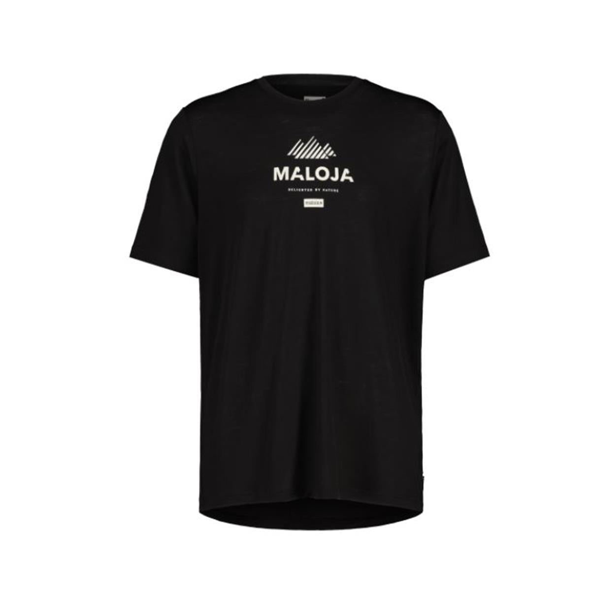 Maloja Kalmberg deep black Herren T-Shirt