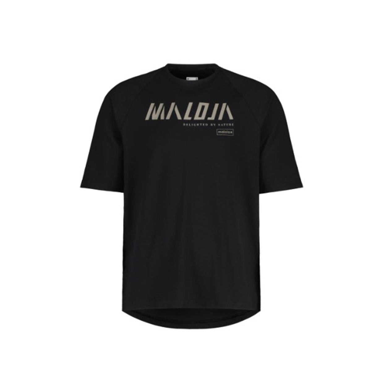 Maloja Anderter Enduro Tee deep black Herren Bike Shirt