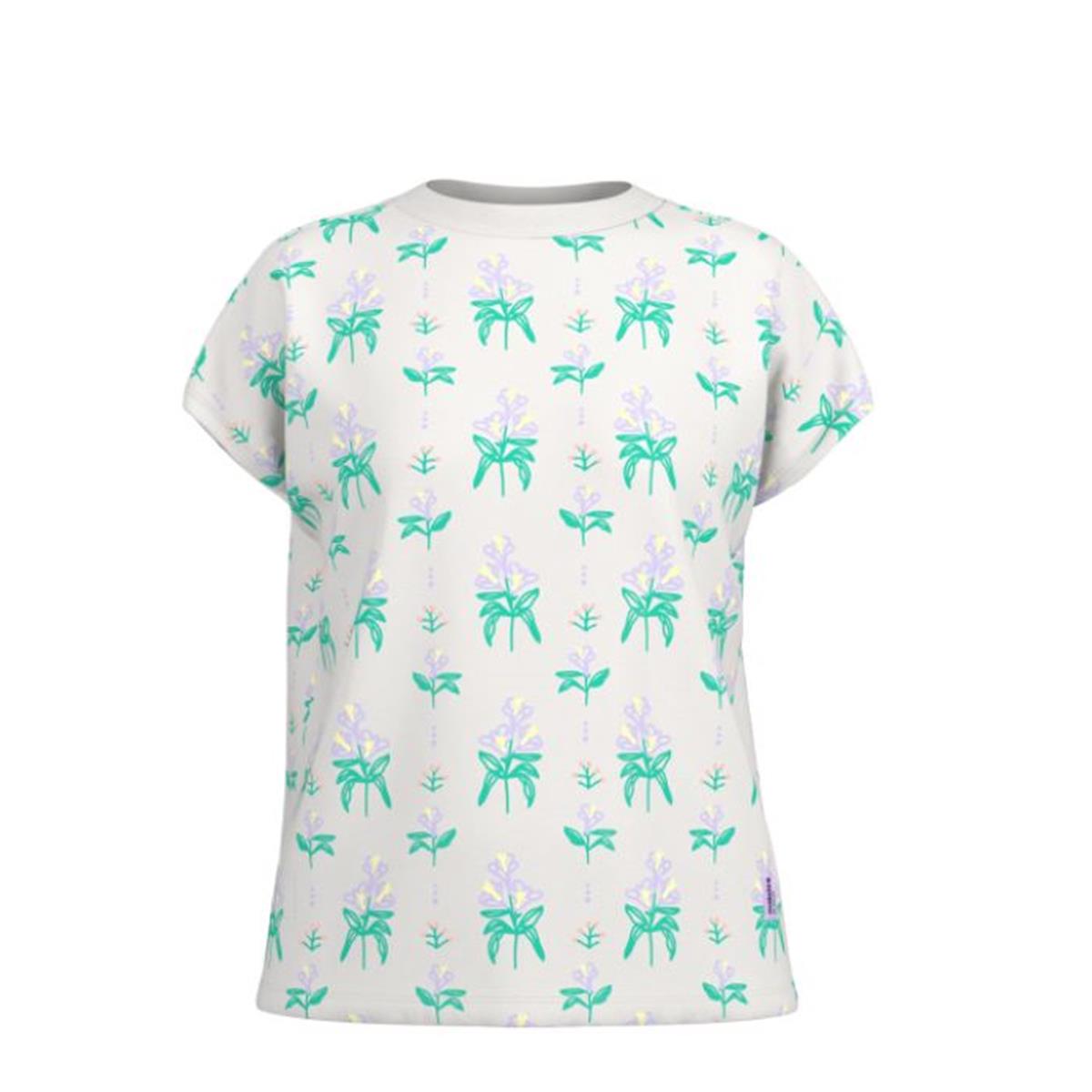 Maloja Weidsee shaded white iris Damen T-Shirt