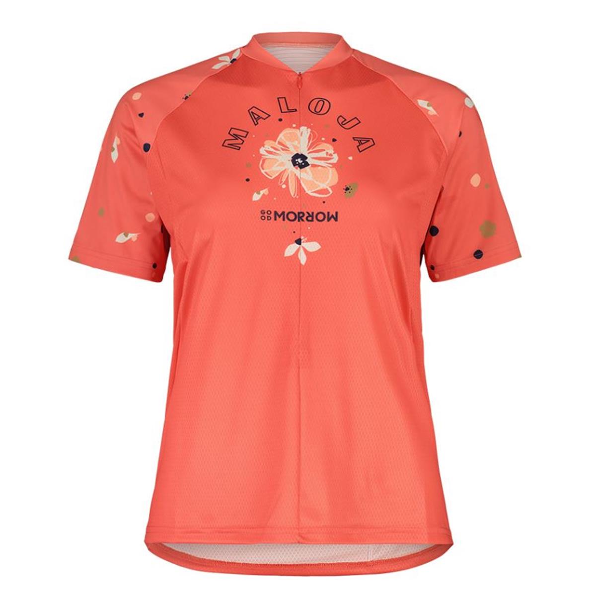 Maloja Tenno Allmountain 1/2 Cycle Jersey cranberry Damen Radtrikot