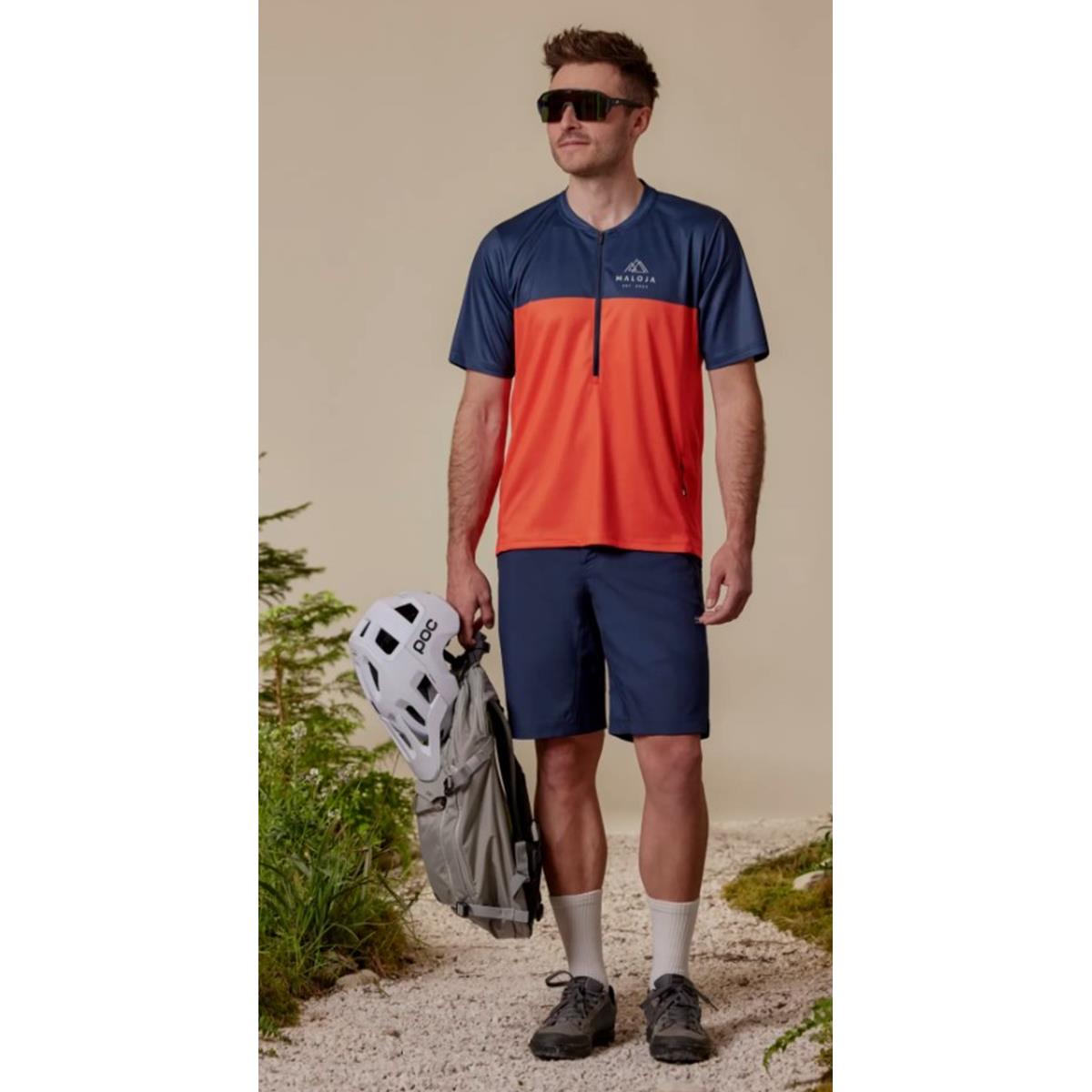Maloja - BarettiM. - Radtrikot sage multi - Herren