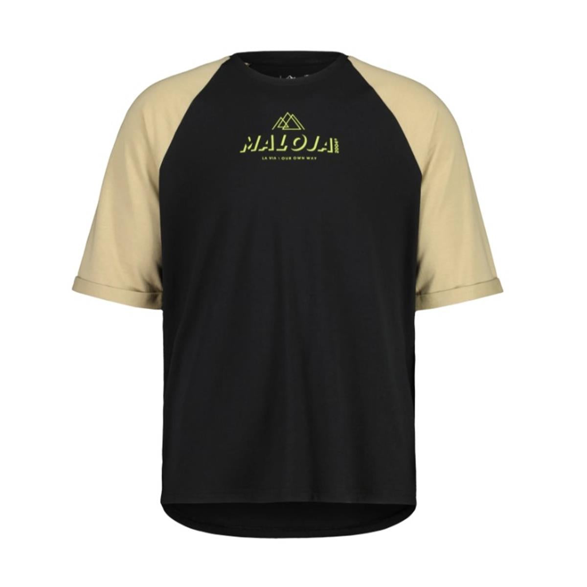 Maloja - AnderterM. -Radtrikot - deep black multi - Herren