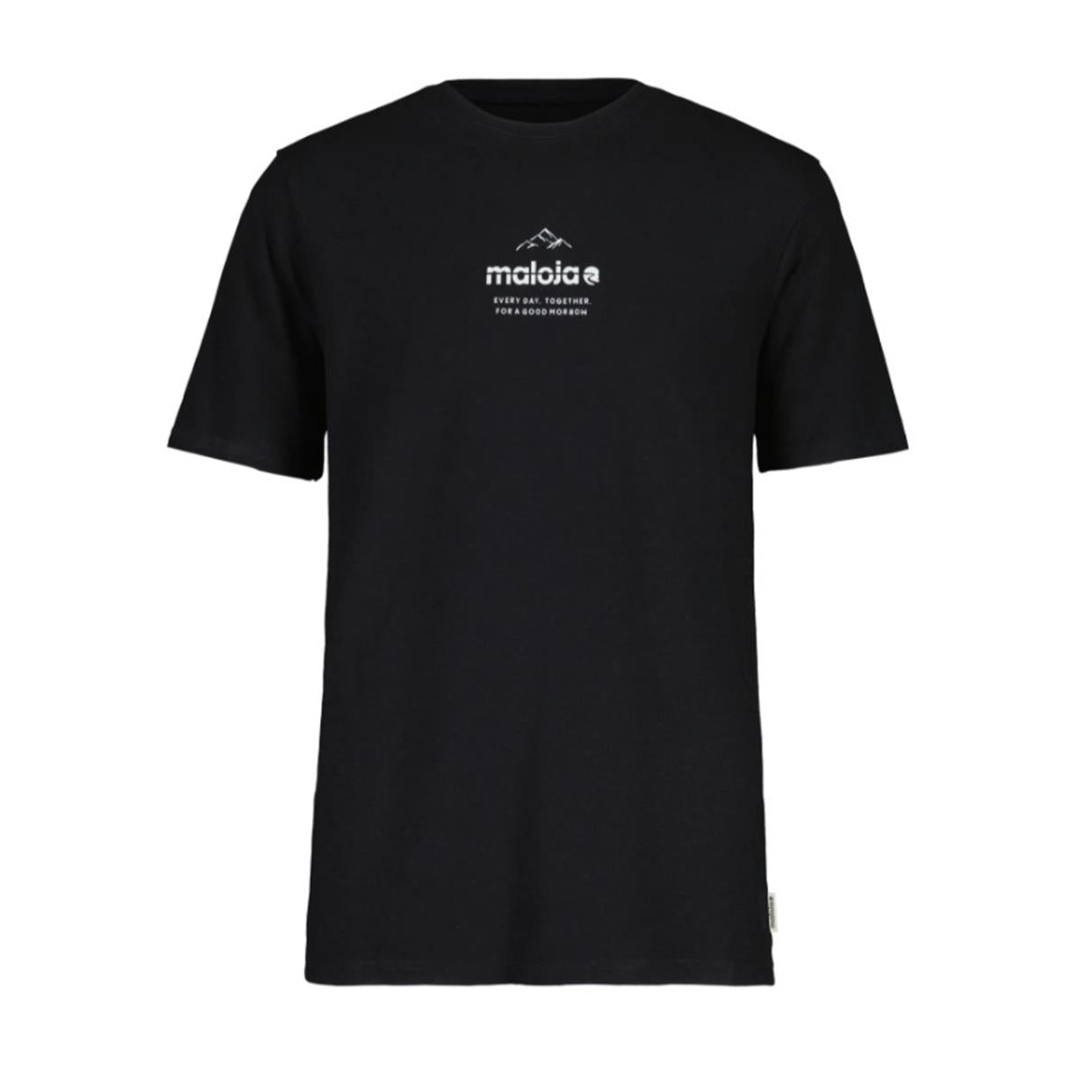 Maloja Alpspitz deep black Herren T-Shirt