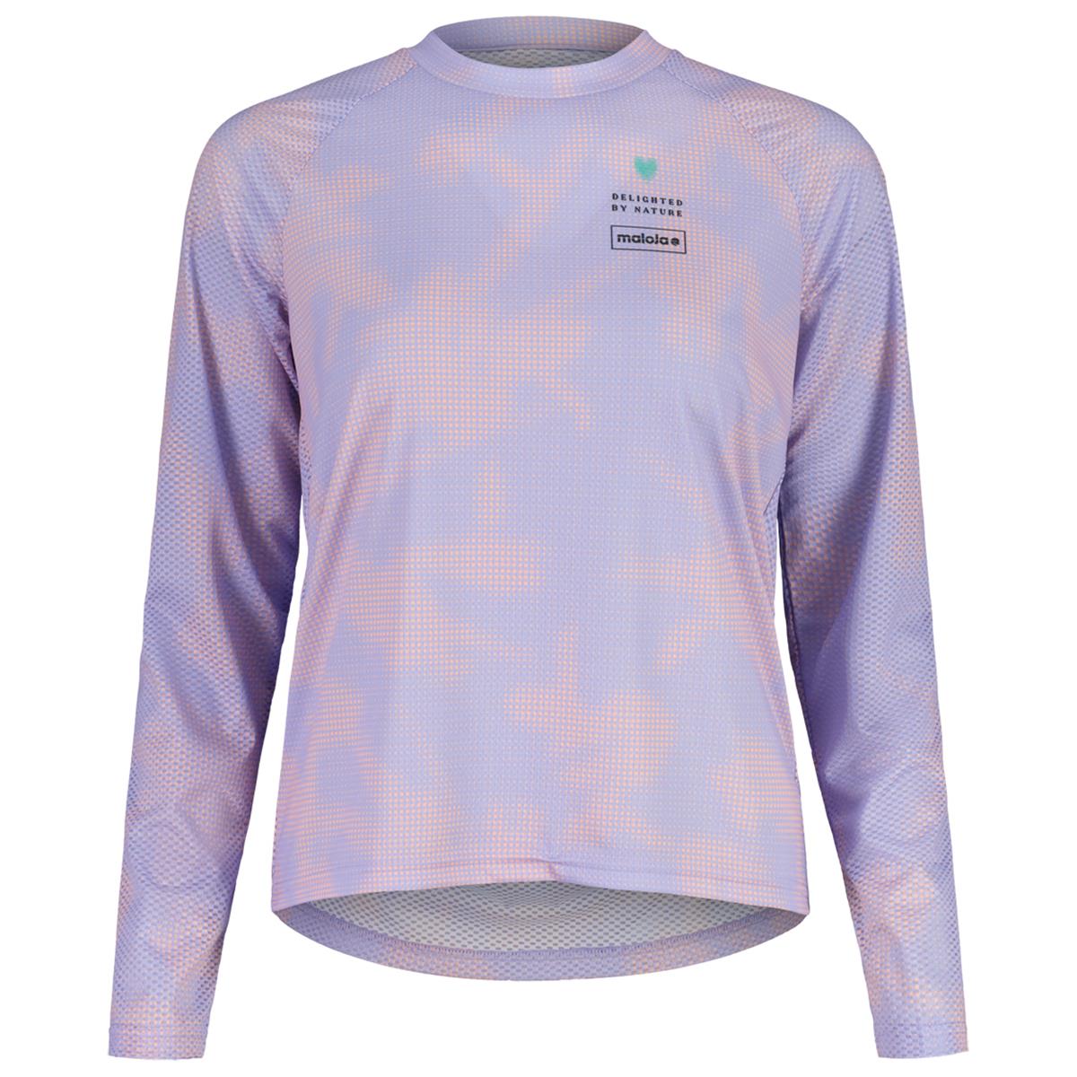 Maloja Baldo Gravel Shirt summer sky iris grid