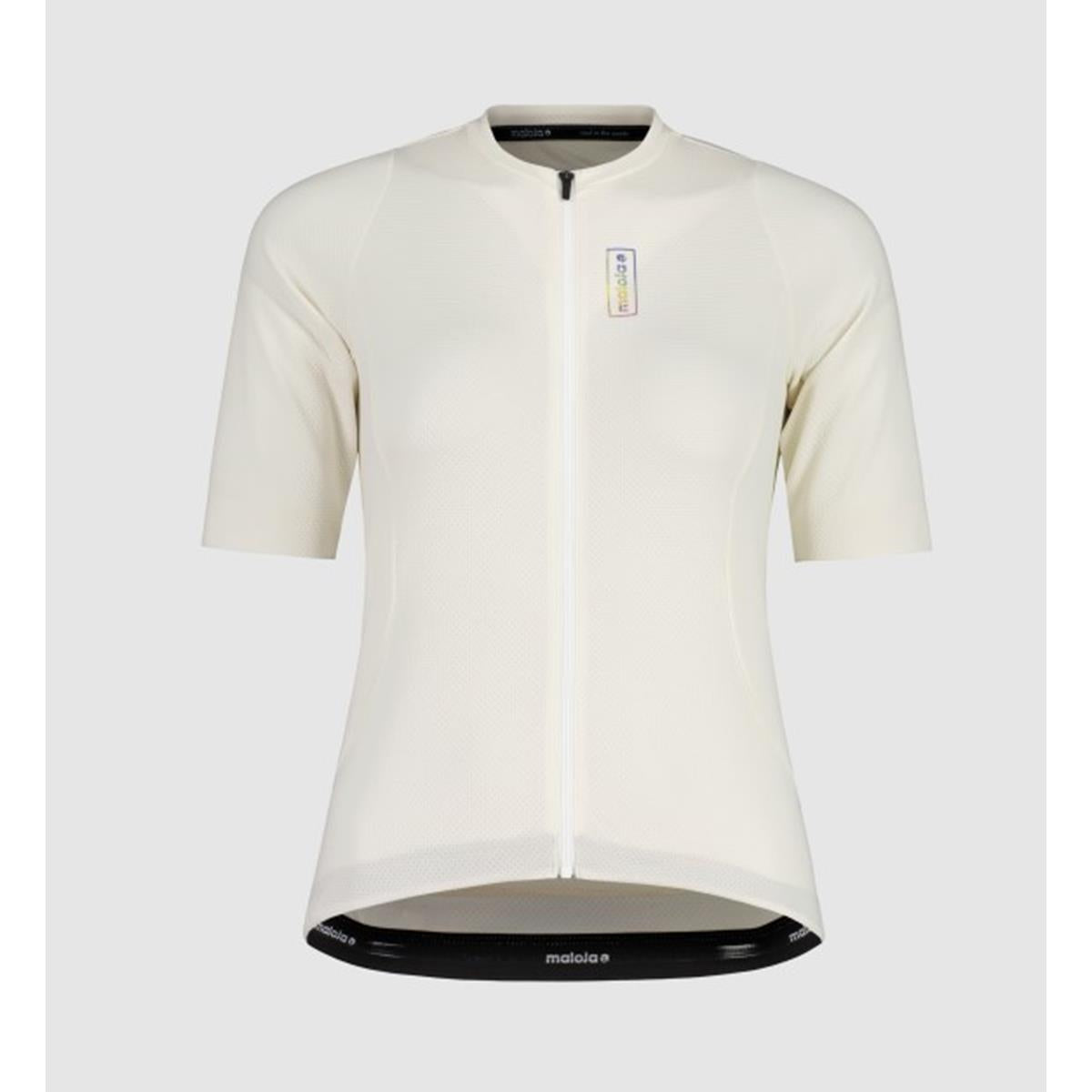 Maloja RigiM. 1/2 Roadbike Jersey shaded white Damen