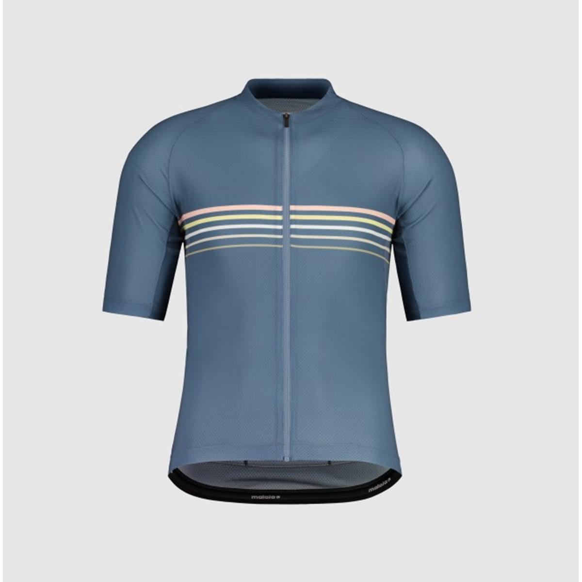 Maloja Zenga Cycle Shirt dusty blue Herren Radtrikot