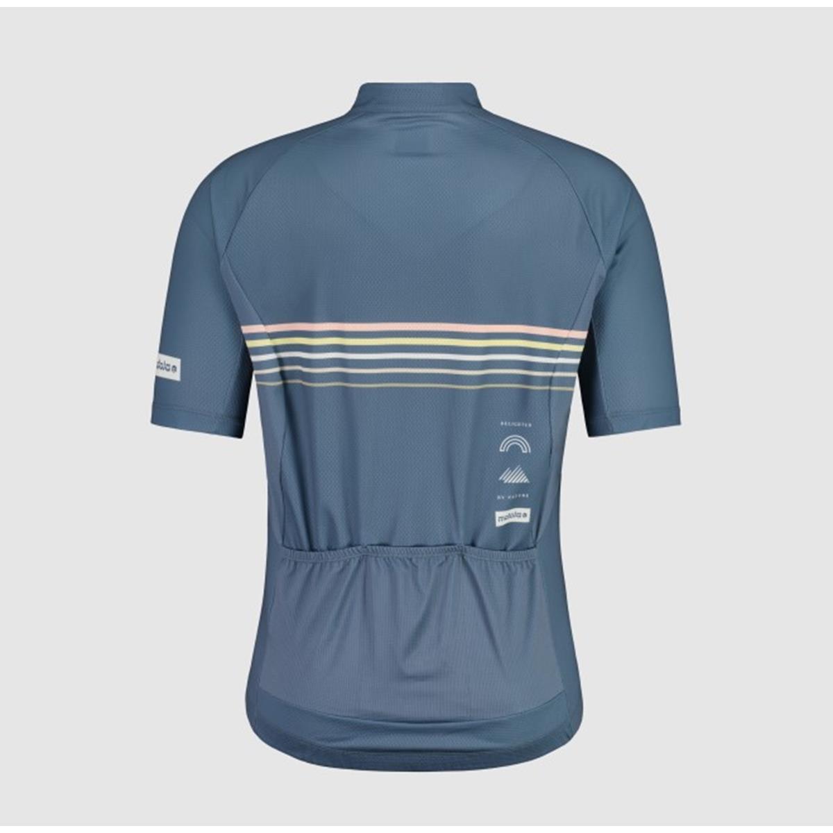 Maloja Zenga Cycle Shirt dusty blue Herren Radtrikot