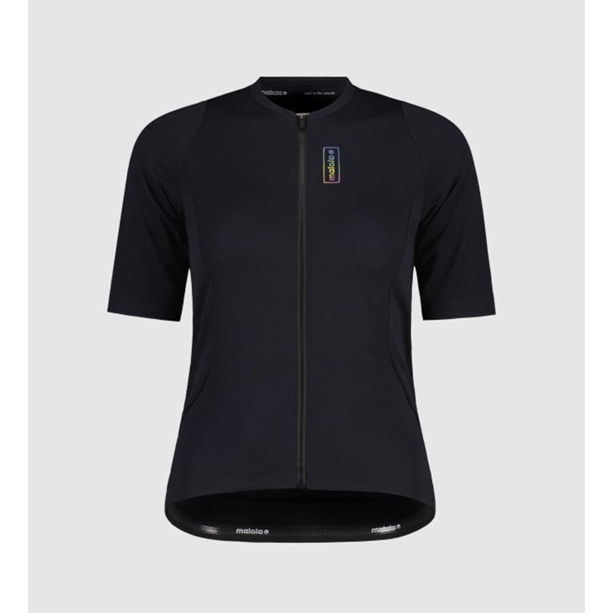 Maloja RigiM. 1/2 Roadbike Jersey deep black Damen