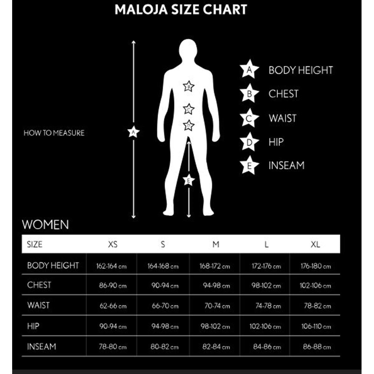Maloja Flims deep black Damen T-Shirt