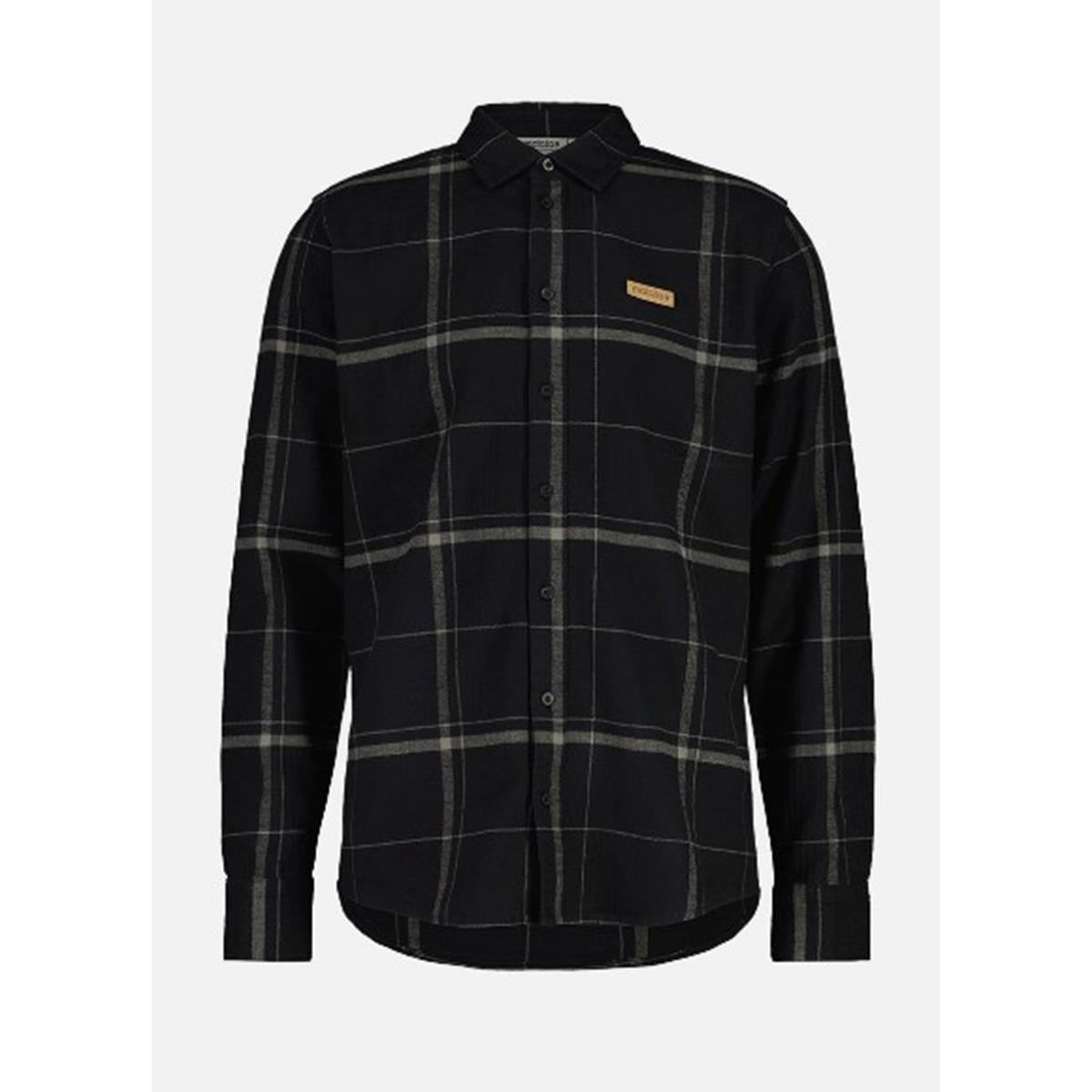 Maloja KofelM. Hemd Herren Deep Black Multi
