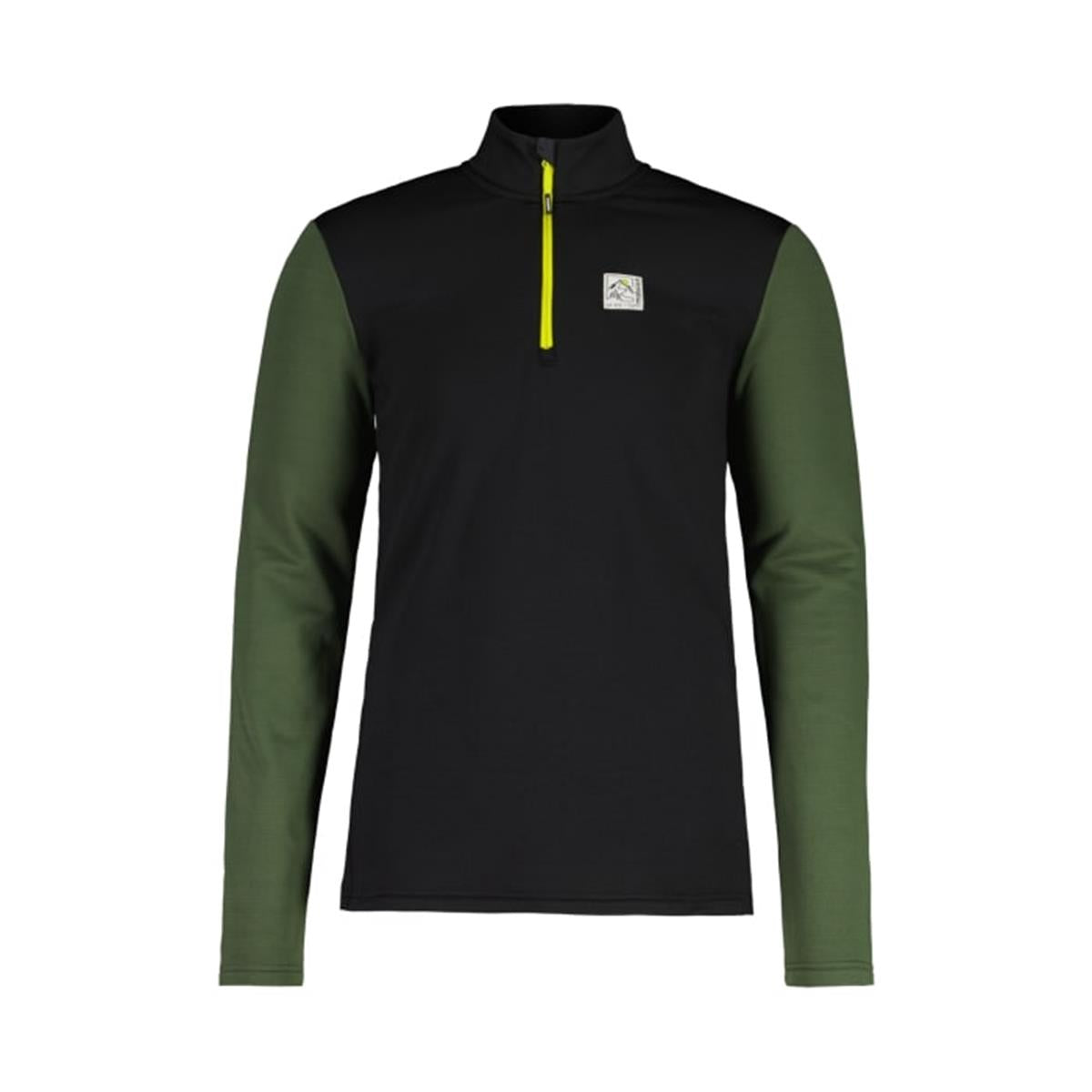 Maloja Herren CesarM. Multisport-Oberteil Deep Black Multi