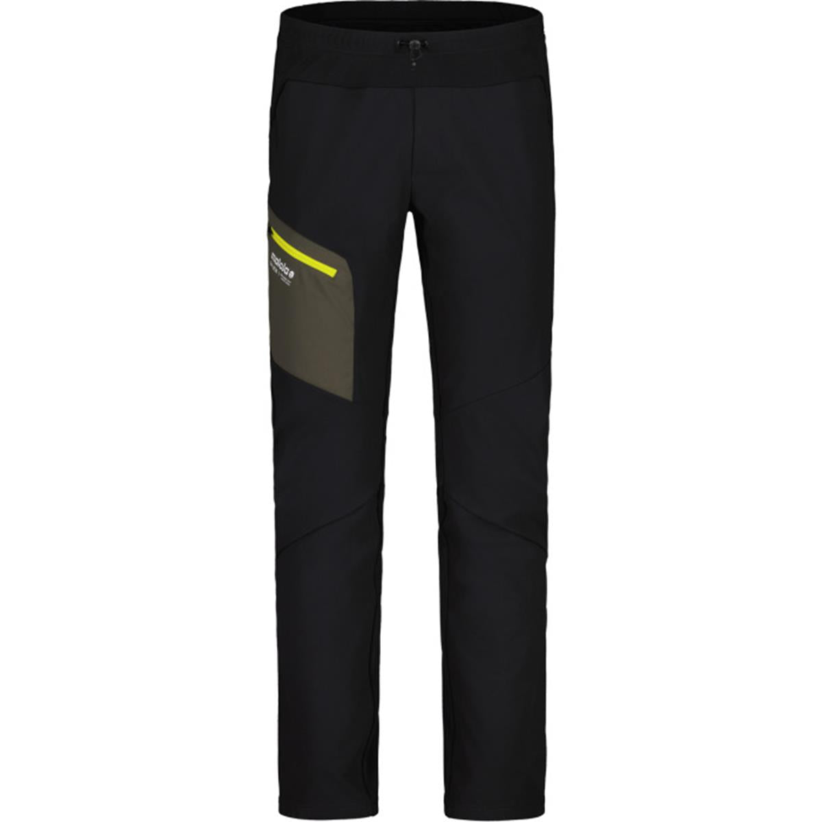 Maloja Herren MarcusM. Langlauf- und Multisporthose Regular Deep Black Multi